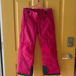 Arctix Kids Bright Pink Snow Pants sized 6